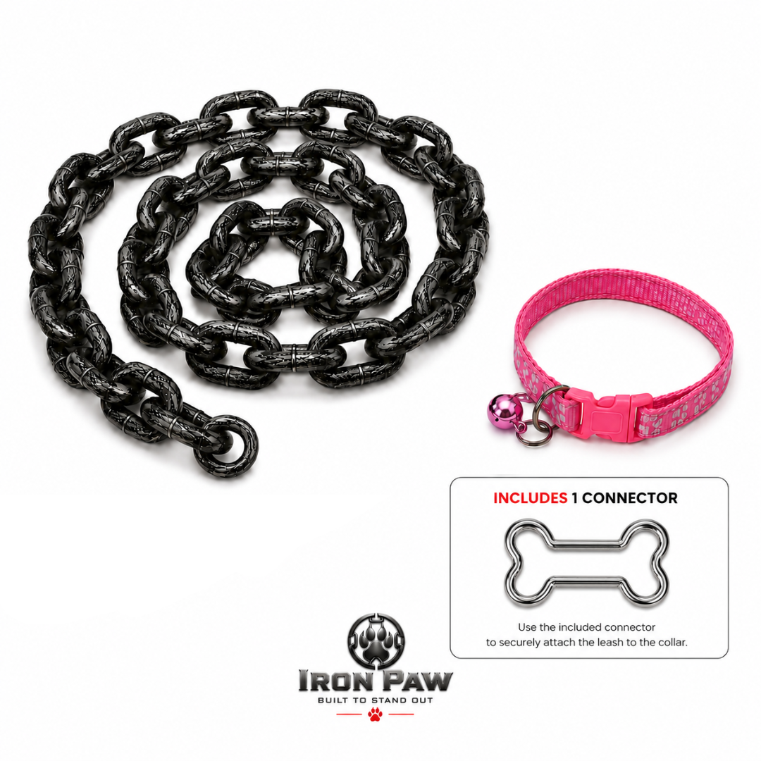 Iron Paw ToughLink Leash Pink
